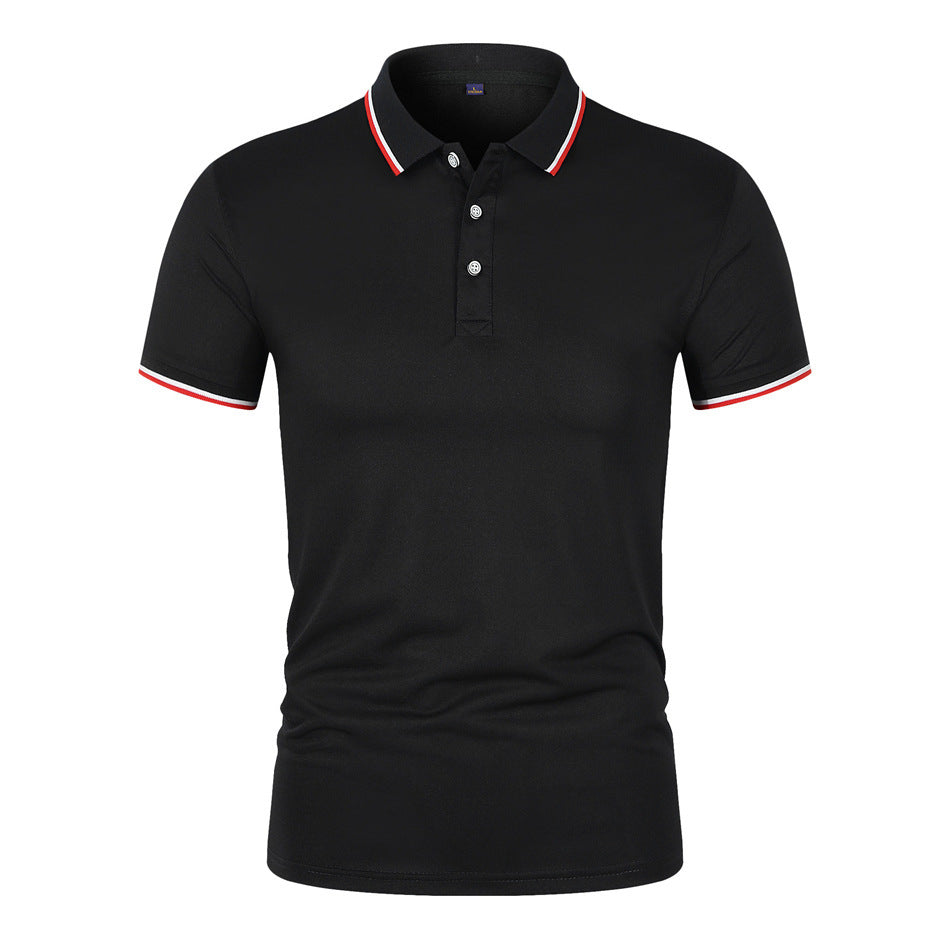 Prozračna Polo majica s Rebrastim Ovratom