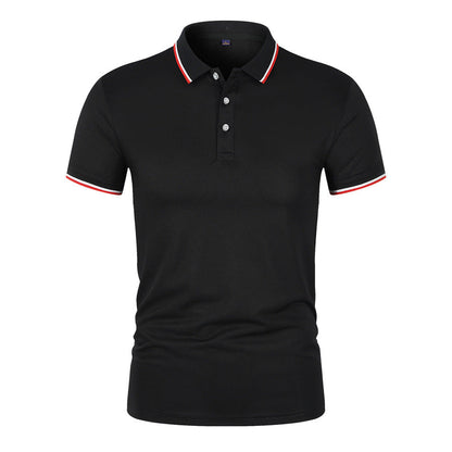 Prozračna Polo majica s Rebrastim Ovratom