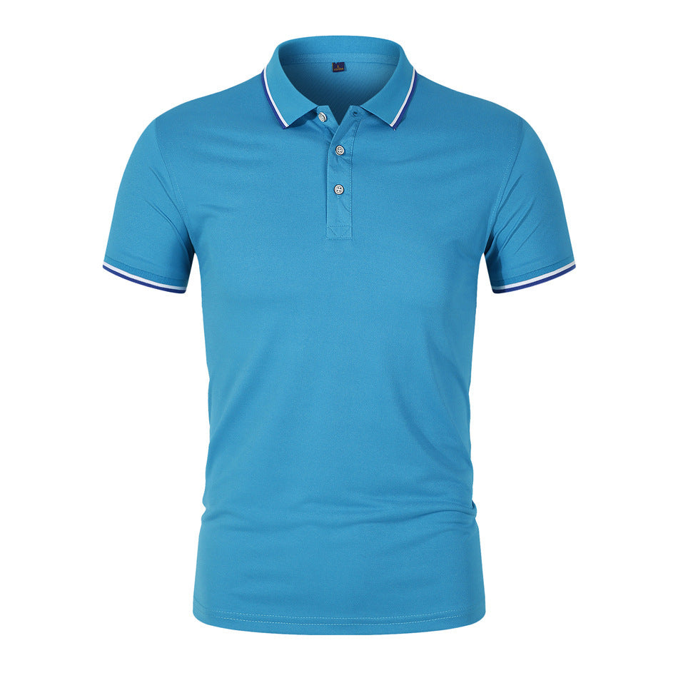 Prozračna Polo majica s Rebrastim Ovratom