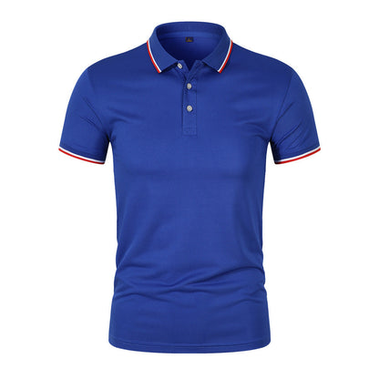 Prozračna Polo majica s Rebrastim Ovratom