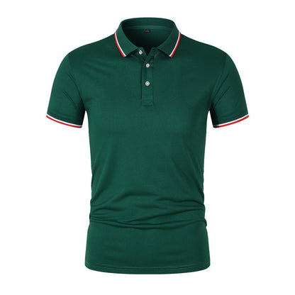 Prozračna Polo majica s Rebrastim Ovratom