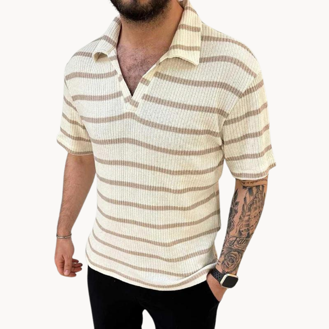 Prozračna Polo Majica s Johnny Ovratnikom