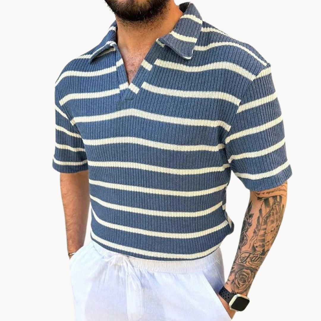 Prozračna Polo Majica s Johnny Ovratnikom
