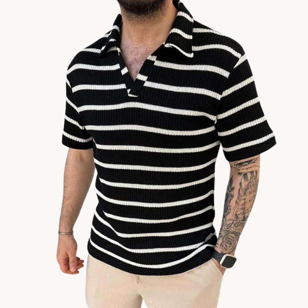 Prozračna Polo Majica s Johnny Ovratnikom