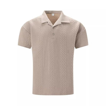 Jacquard Tekstura Polo Majica