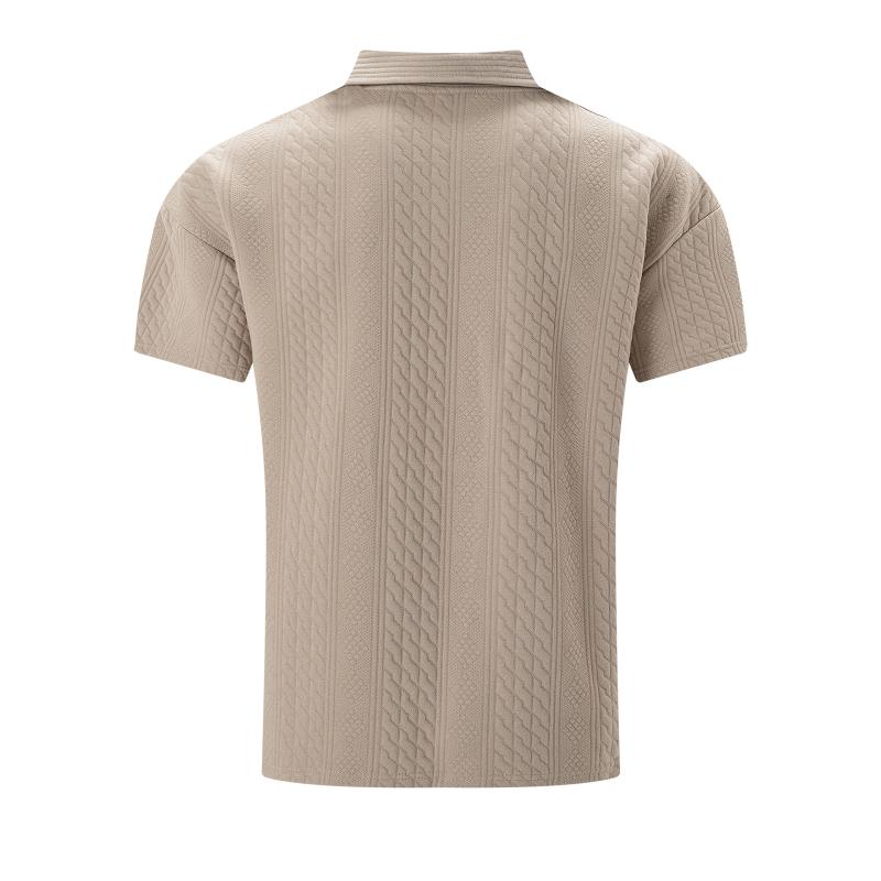 Jacquard Tekstura Polo Majica