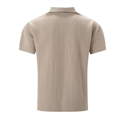Jacquard Tekstura Polo Majica