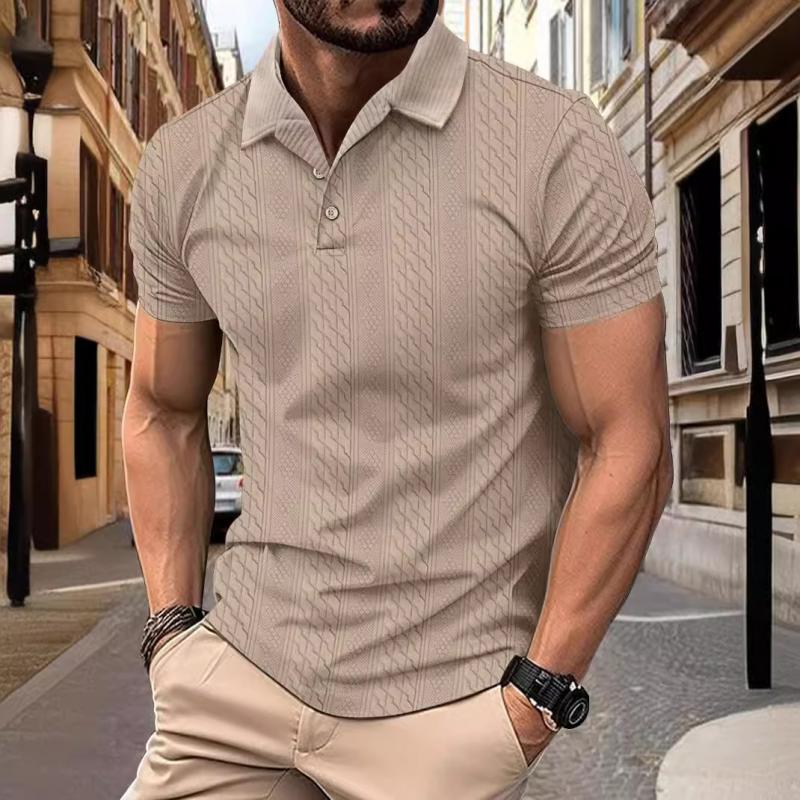 Jacquard Tekstura Polo Majica