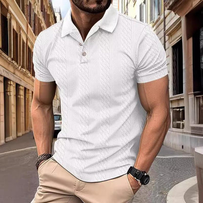 Jacquard Tekstura Polo Majica