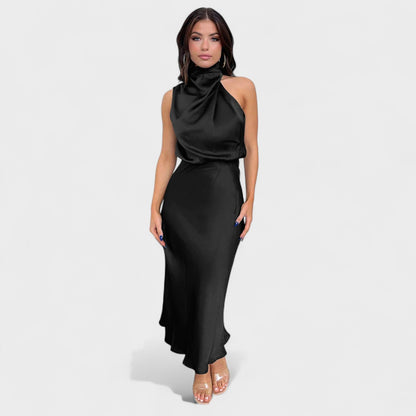 Alba - Elegant Satin Dress