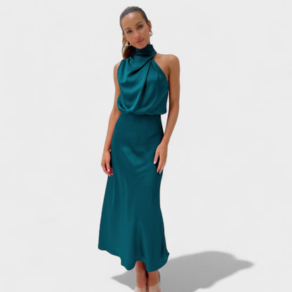 Alba - Elegant Satin Dress