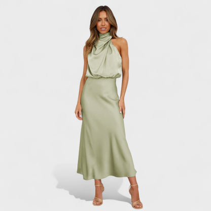 Alba - Elegant Satin Dress