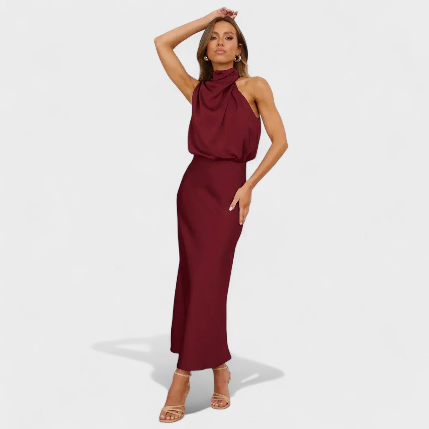 Alba - Elegant Satin Dress