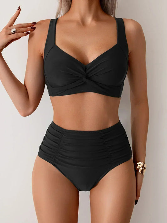 Laluna® | Ljetni Bikinijski Set s Visokim Strukom