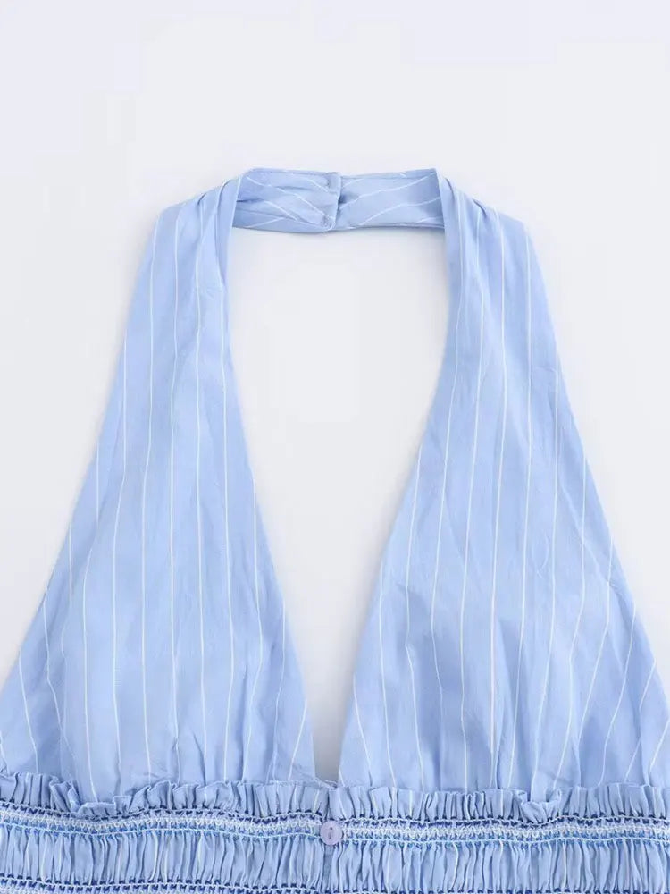 NURIA - Elegant Pleated Top