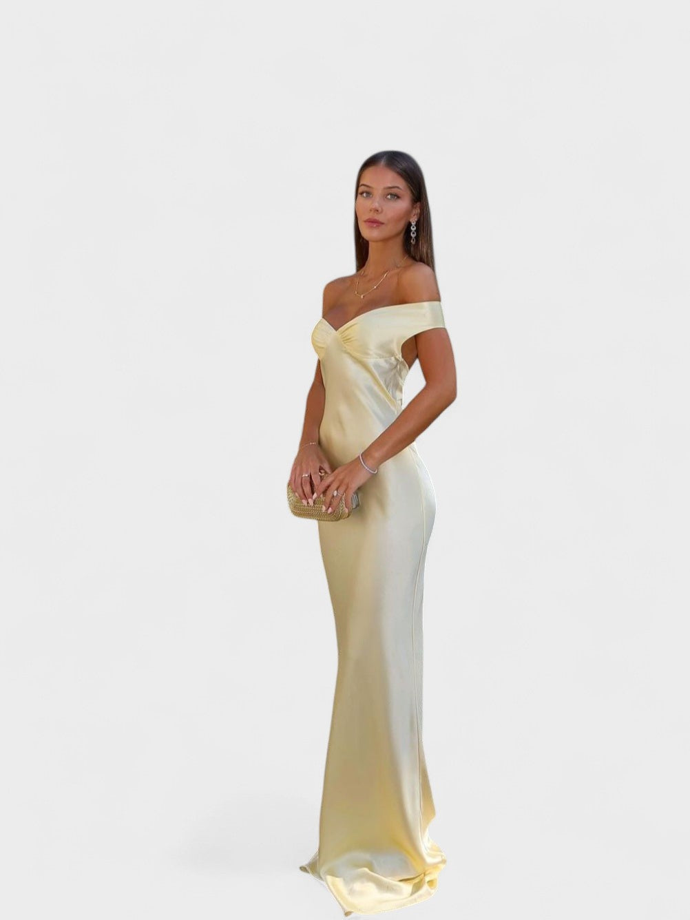 Bárbara - Maxi Saten Haljina