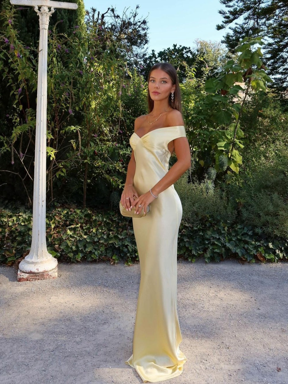 Bárbara - Maxi Saten Haljina