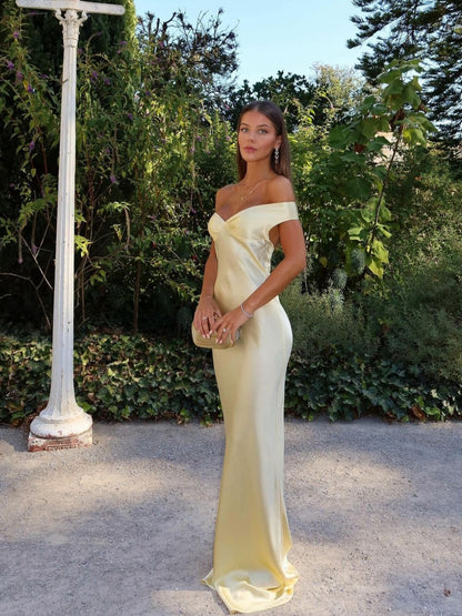 Bárbara - Maxi Saten Haljina