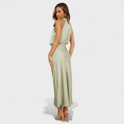Alba - Elegant Satin Dress