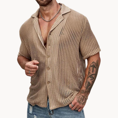 T-shirt s Kratkim Rukavima - Mrežasta Tkanina