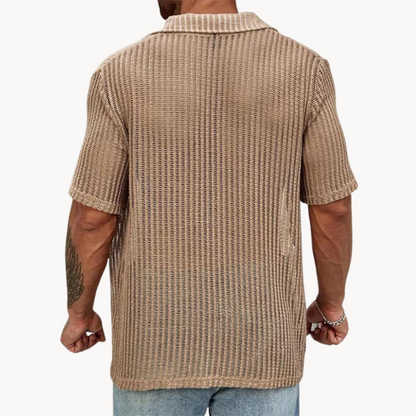 T-shirt s Kratkim Rukavima - Mrežasta Tkanina