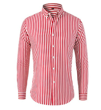 Soft Blend Overshirt - Prugasti Design