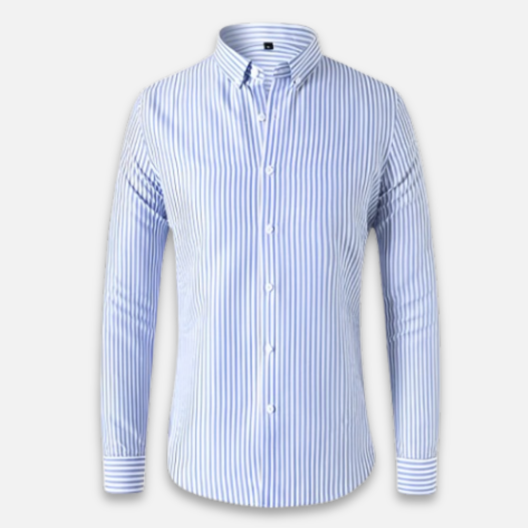 Soft Blend Overshirt - Prugasti Design