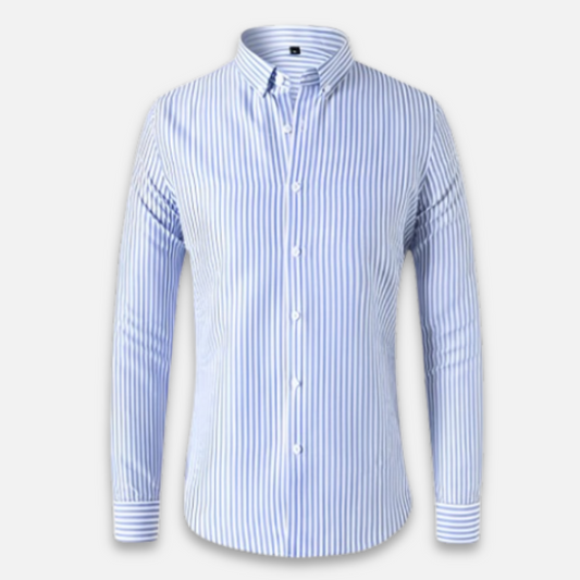 Soft Blend Overshirt - Prugasti Design