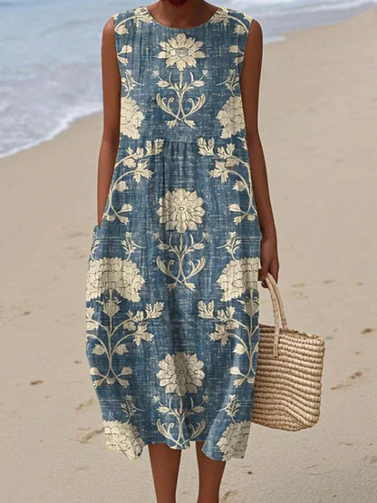 Carolina - Comfortable Cotton Dress
