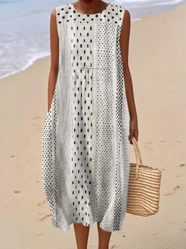 Joana - Comfortable Cotton Dress