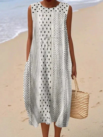 Joana - Comfortable Cotton Dress