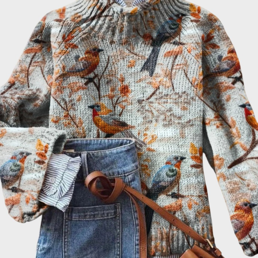 Mónica - Kreativna Pletena T-Shirt
