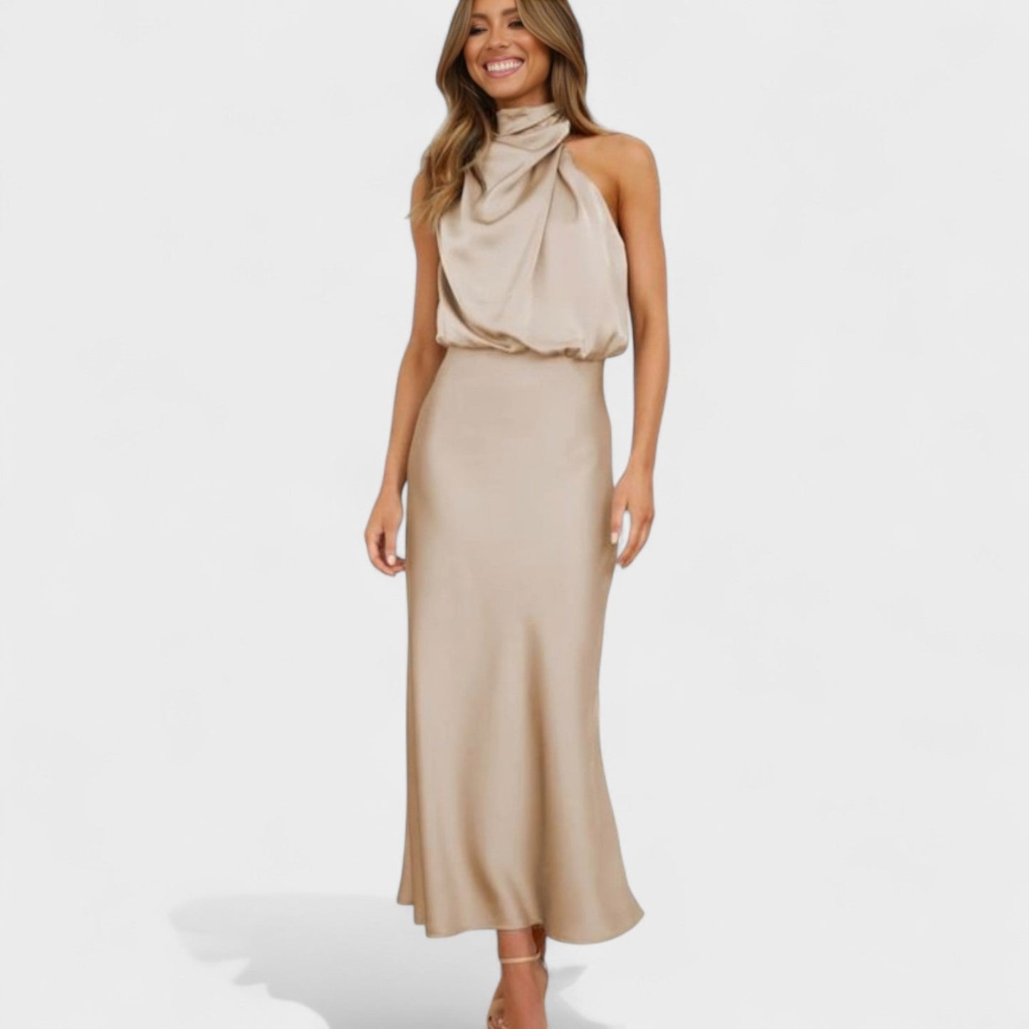 Alba - Elegant Satin Dress