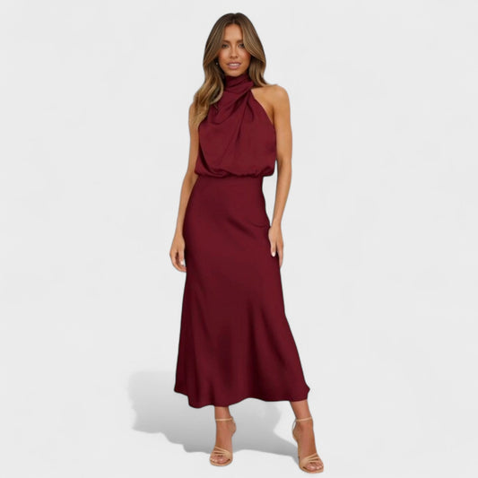 Alba - Elegant Satin Dress