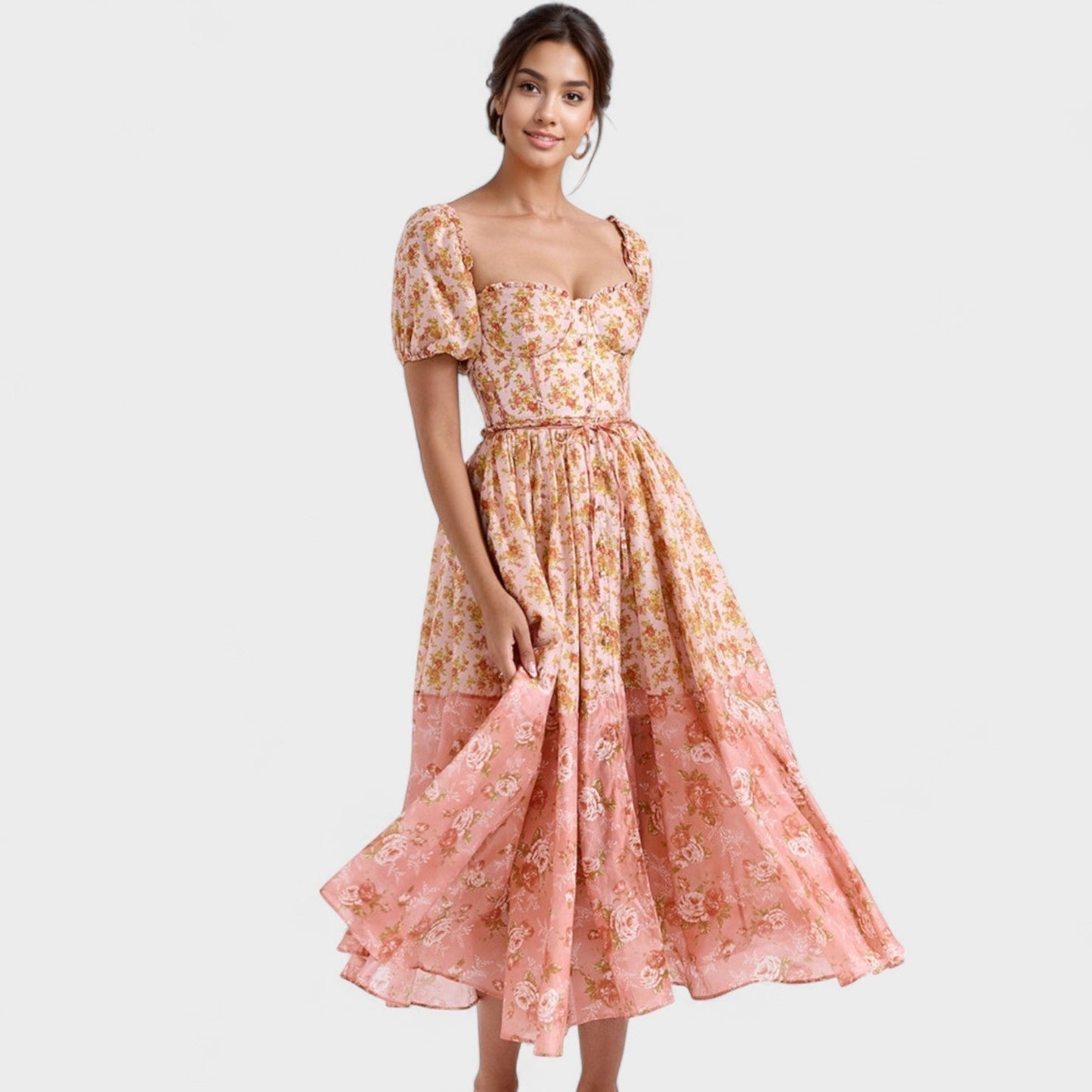 Valentina - Koralan Floral Dress