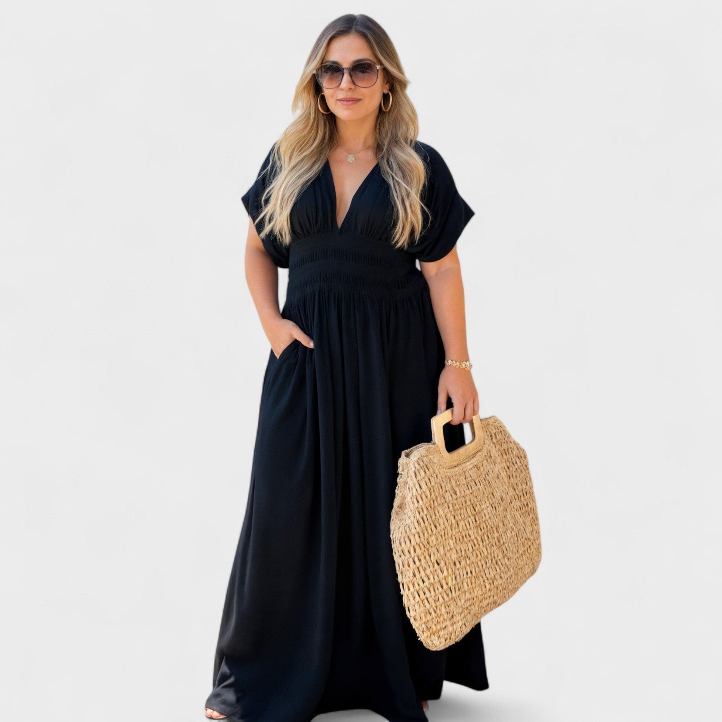 Sassa - Casual Dress with Ruffles