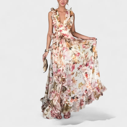 Isabela - Duga Haljina s Ruffles