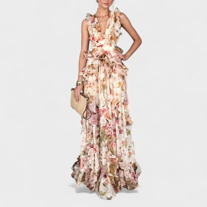 Isabela - Duga Haljina s Ruffles