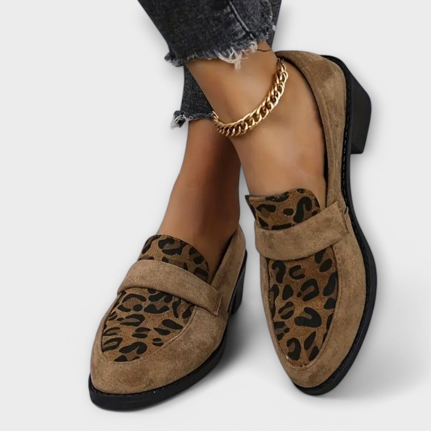Elegantne Ženske Cipele s Uzorkom Leoparda
