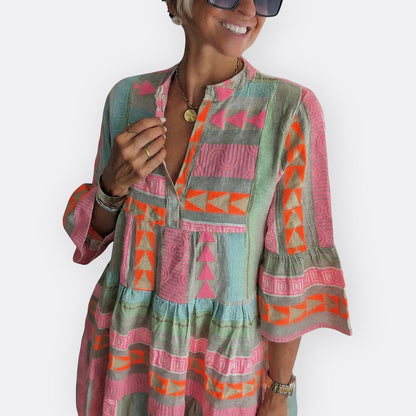 Madalena - Boho Haljina s Elegantnom Siluetom