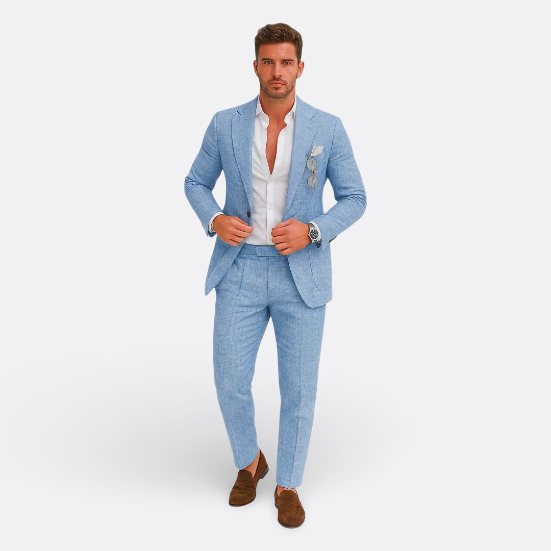 Rafael - Muški Formalni Set od Ljetnog Lanenog Materijala