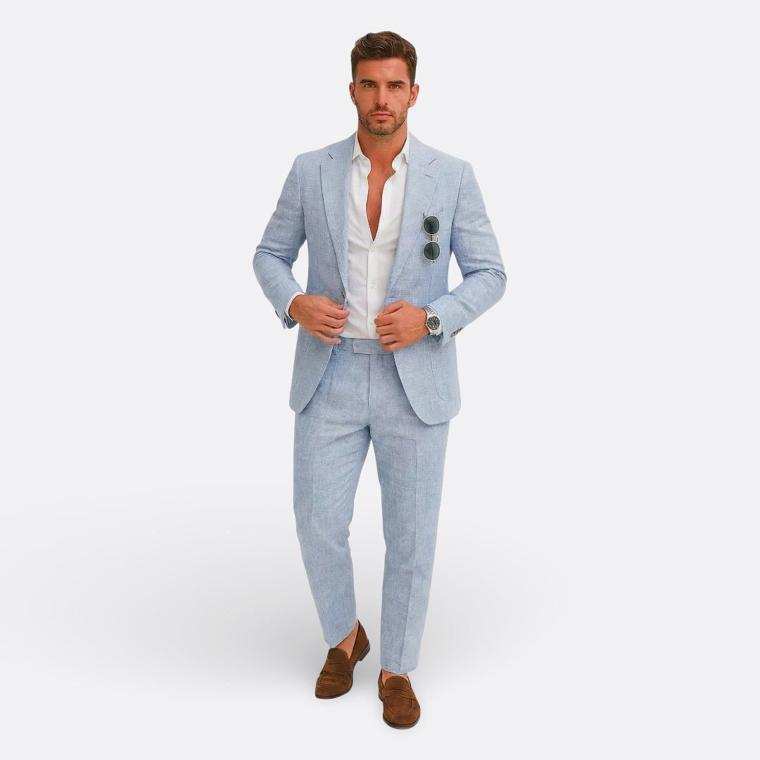 Rafael - Muški Formalni Set od Ljetnog Lanenog Materijala