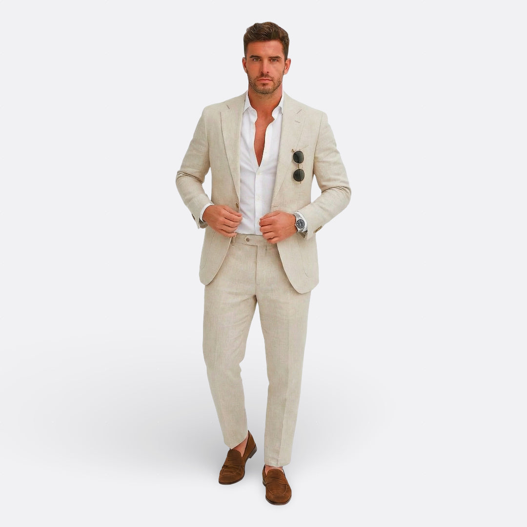 Rafael - Muški Formalni Set od Ljetnog Lanenog Materijala