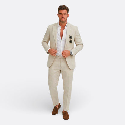 Rafael - Muški Formalni Set od Ljetnog Lanenog Materijala