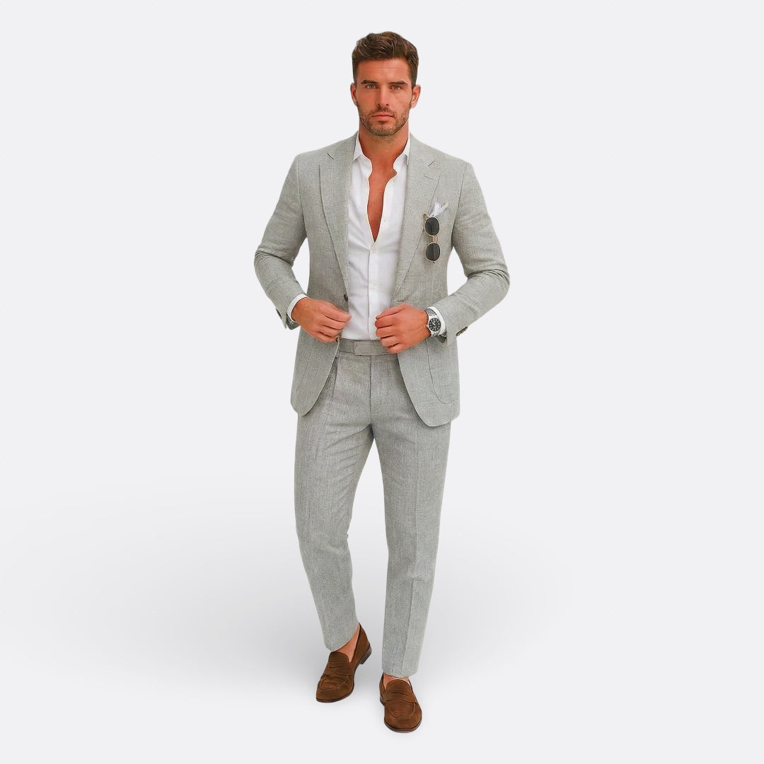 Rafael - Muški Formalni Set od Ljetnog Lanenog Materijala