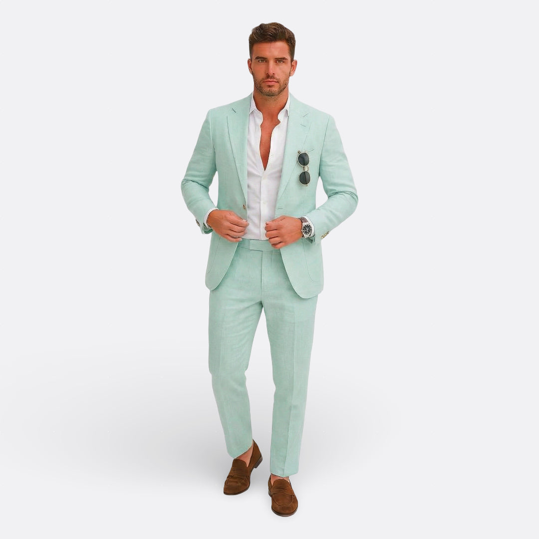 Rafael - Muški Formalni Set od Ljetnog Lanenog Materijala