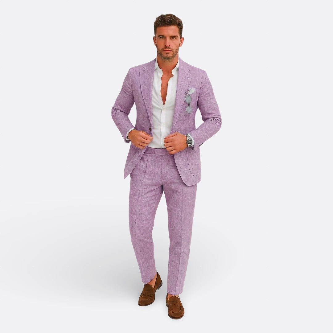 Rafael - Muški Formalni Set od Ljetnog Lanenog Materijala