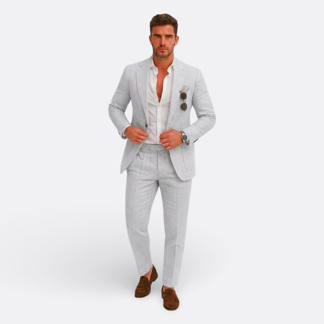 Rafael - Muški Formalni Set od Ljetnog Lanenog Materijala