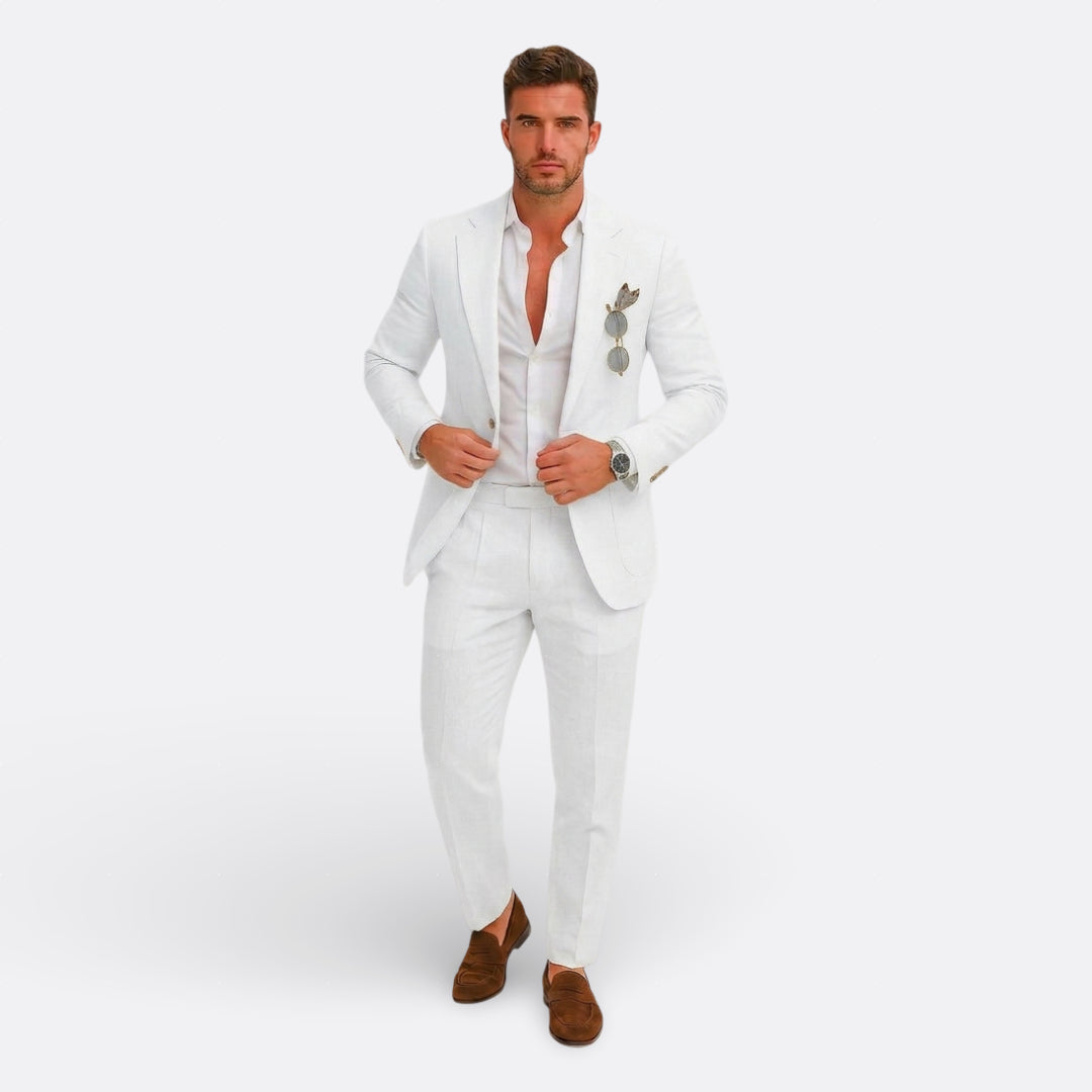Rafael - Muški Formalni Set od Ljetnog Lanenog Materijala
