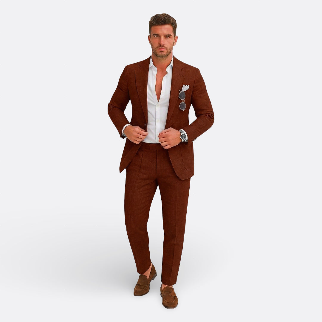 Rafael - Muški Formalni Set od Ljetnog Lanenog Materijala